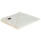 White Teddy Bear Logo Hooded Baby Towel, 1, hi-res