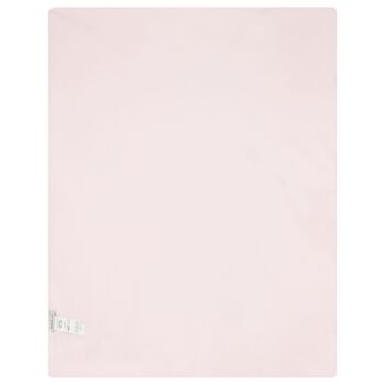 Baby Girls White & Pink Carousel Blanket