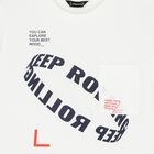 Boys White & Red Shorts Set, 4, hi-res