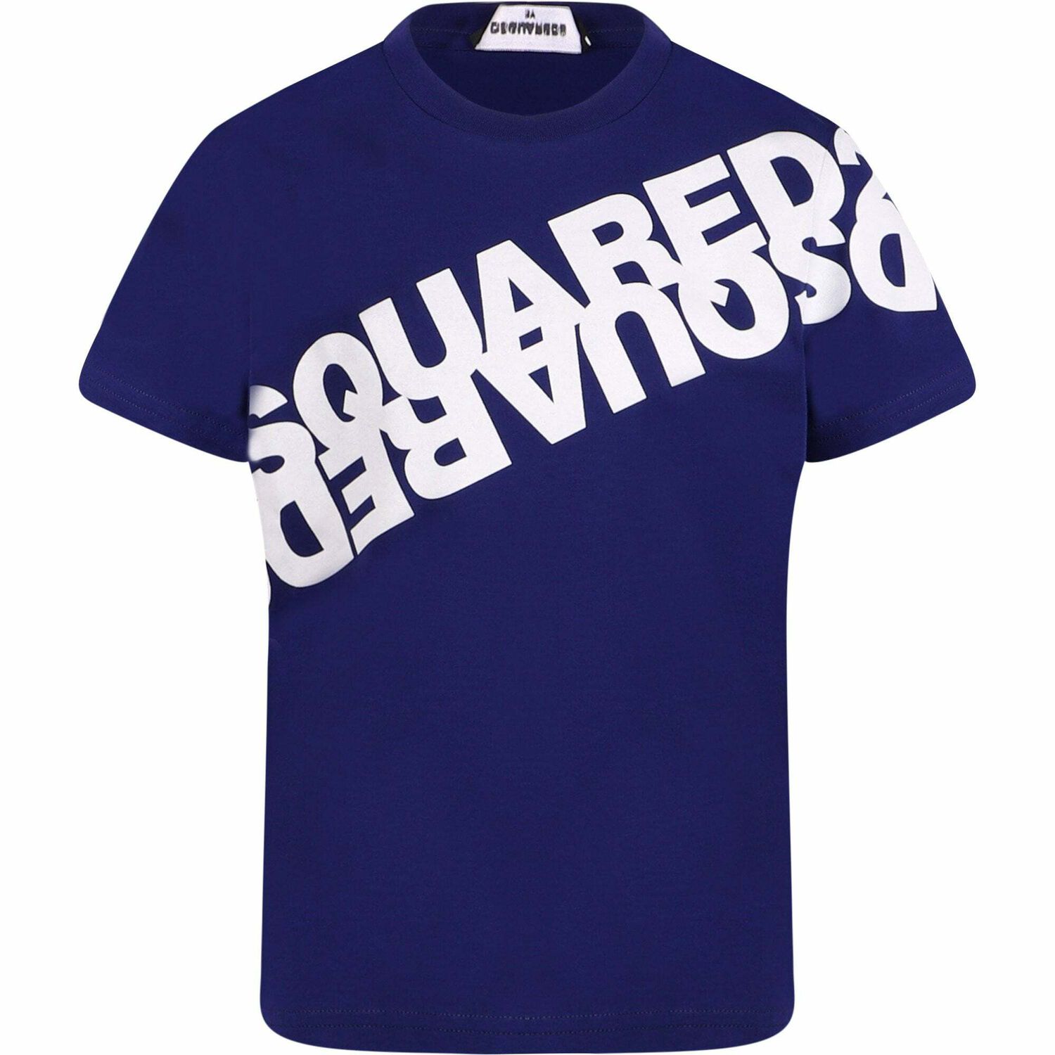 Dsquared2 Boys Blue Logo T-Shirt Junior Couture Kuwait