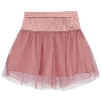 Le Chic Girls Pink Tulle Skirt, 2 Girls Pink Tulle Skirt