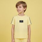 Younger Boys Yellow Logo T-Shirt, 2, hi-res