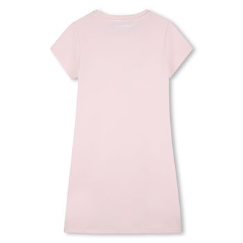 Girls Pink Choupette T-Shirt Dress