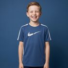 Boys Blue Logo Dri-Fit T-Shirt, 2, hi-res