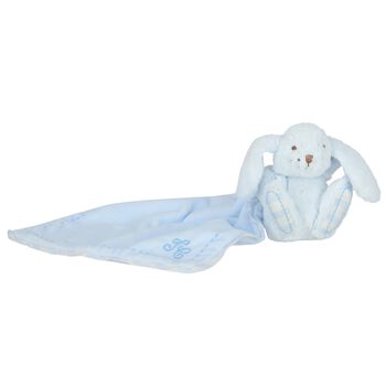 Baby Boys Blue Rabbit Baby Comforter