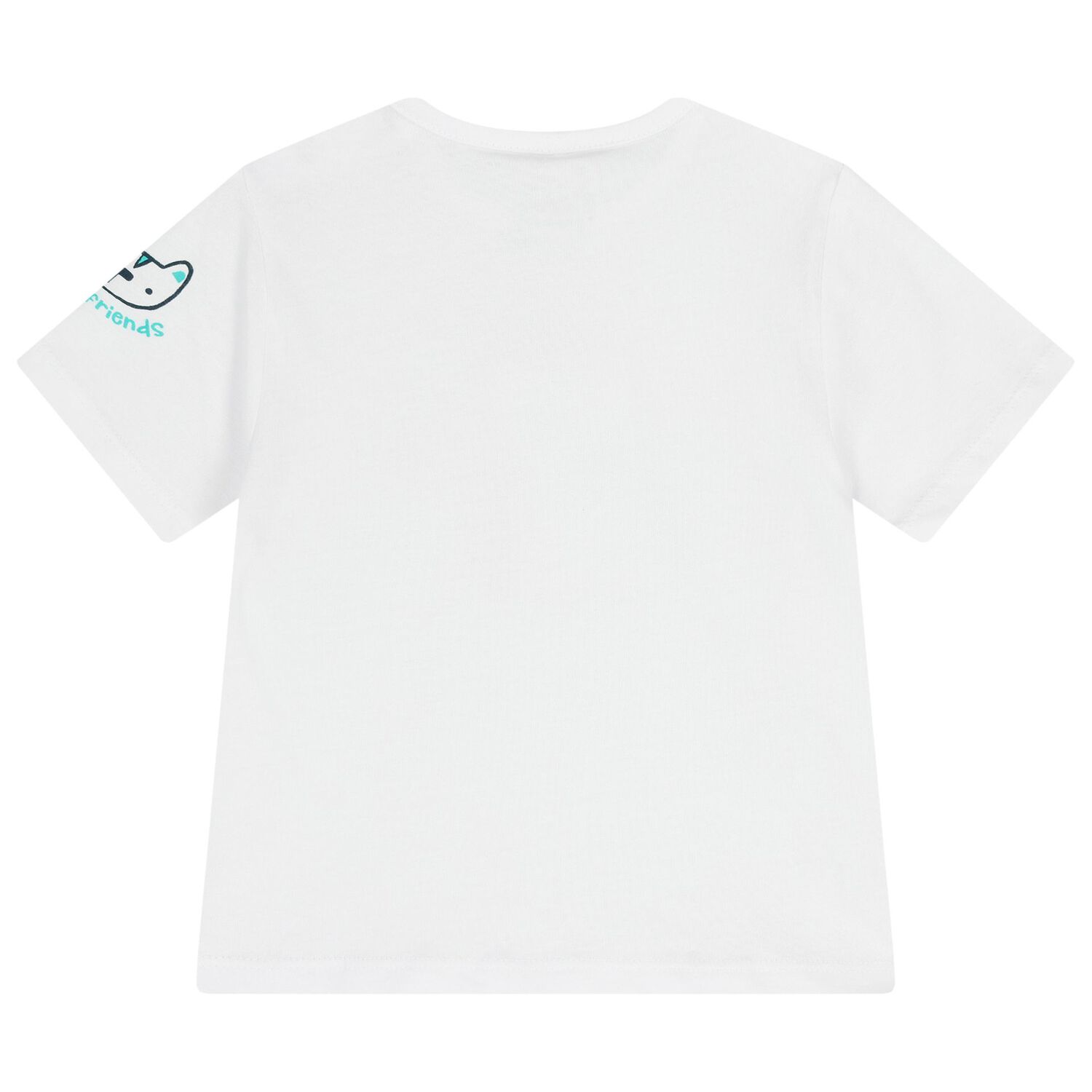 Baby Boys White & Green Dungaree Set , 1, hi-res