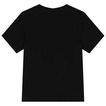 Boys Black Logo T-Shirt