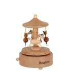 Boys Blue Musical Carousel Personalised Baby Gift Set, 2, hi-res