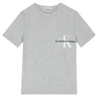 Boys Grey Logo T-Shirt, 2, hi-res