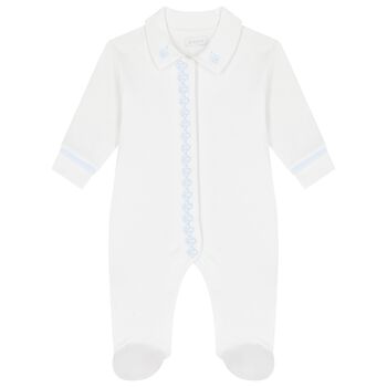 Baby Boys Ivory Babygrow