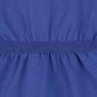 Younger Girls Blue Logo Dress, 1, hi-res