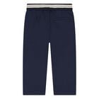 Younger Boys Navy Blue Trousers, 2, hi-res