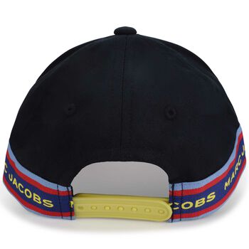 Boys Navy Blue Logo Cap