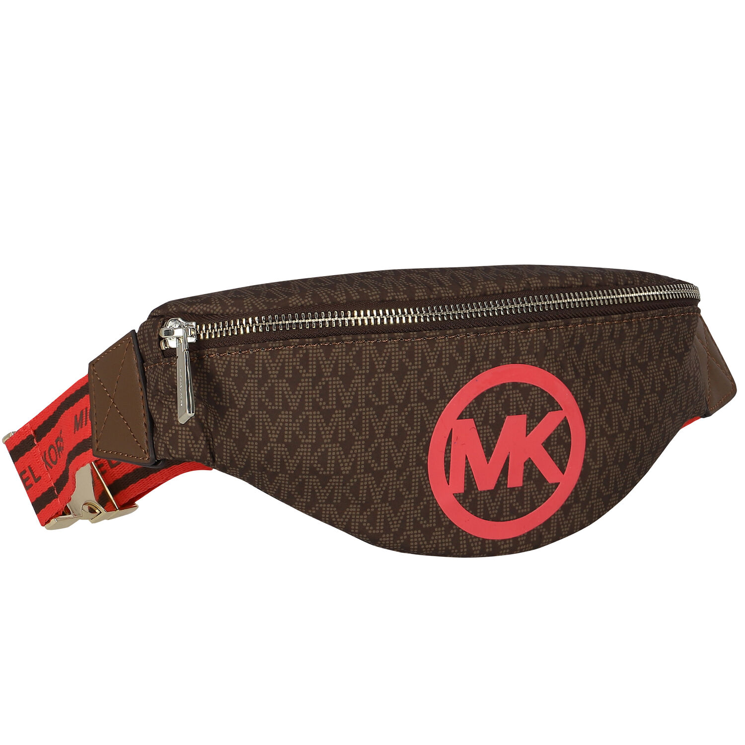 Girls Brown Logo Belt Bag, 1, hi-res image number null