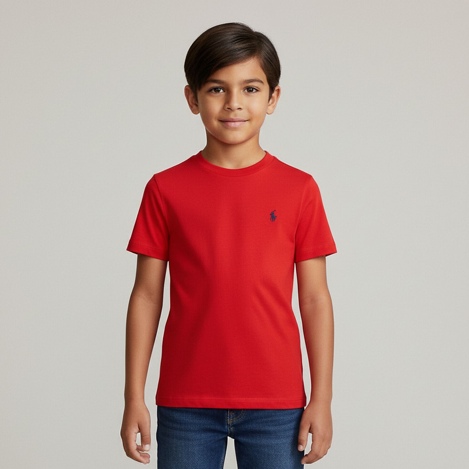 Boys Red Logo T-Shirt, 1, hi-res image number null