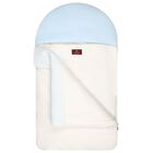 Baby Boys Ivory & Blue Teddy Bear Logo Nest, 2, hi-res