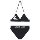Girls Black Triangle Bikini, 1, hi-res