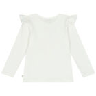 طقم بنات تنورة مزخرف باللون العاجي والبنفسجي, 3, hi-res