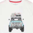 تيشيرت اولاد بالشعار باللون الابيض , 2, hi-res