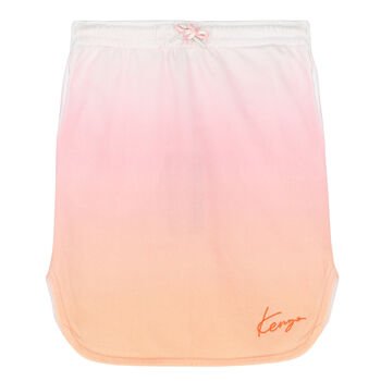 Girls Pink Logo Skirt