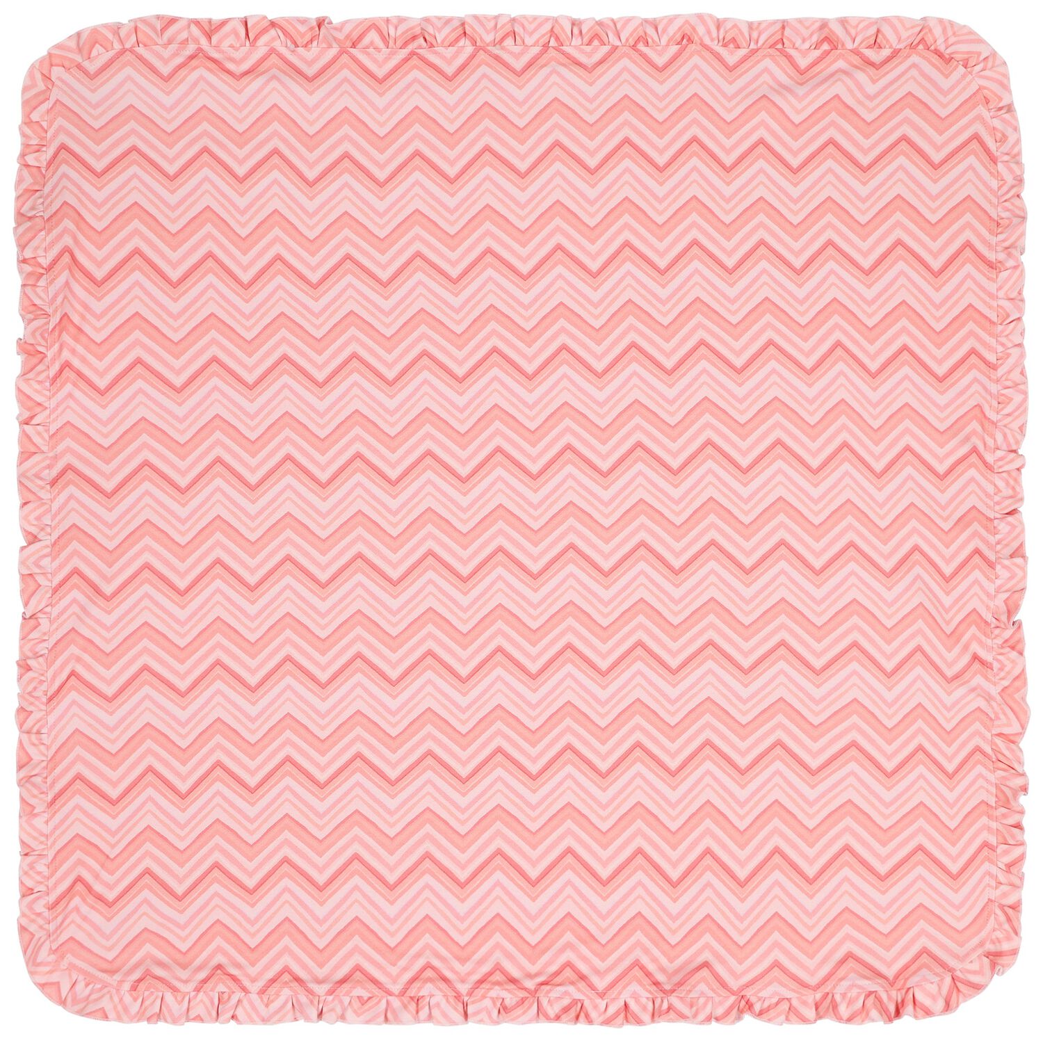 Baby Girls Pink Zig Zag Blanket, 2, hi-res image number null