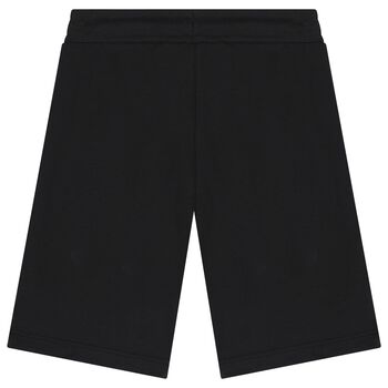 Boys Black Logo Shorts