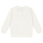 Ivory Teddy Bear Logo Sweatshirt, 1, hi-res