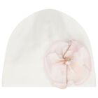 Baby Girls Ivory & Pink Floral Babygrow Gift Set , 1, hi-res
