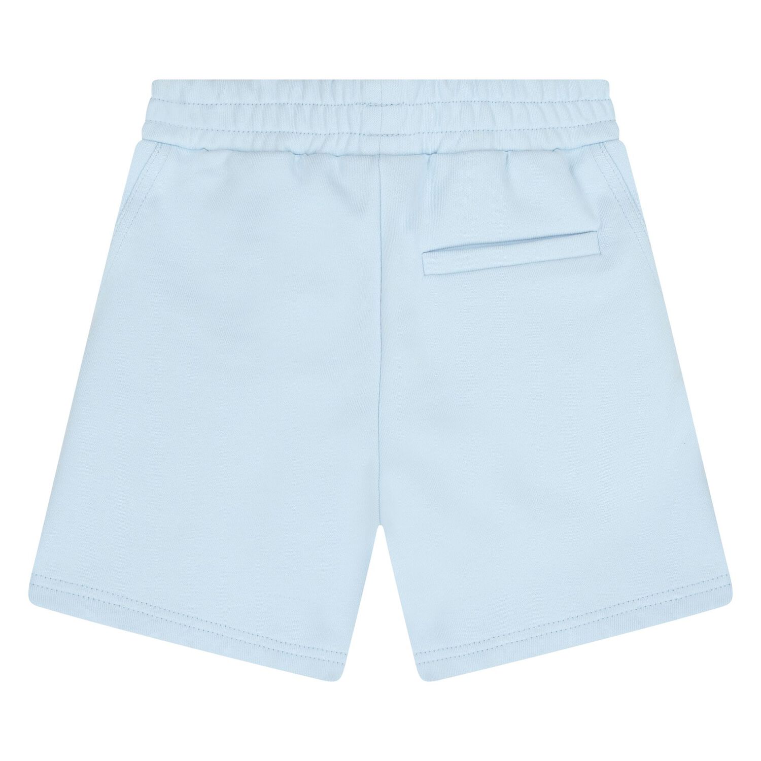 Younger Boys Blue Logo Shorts, 1, hi-res