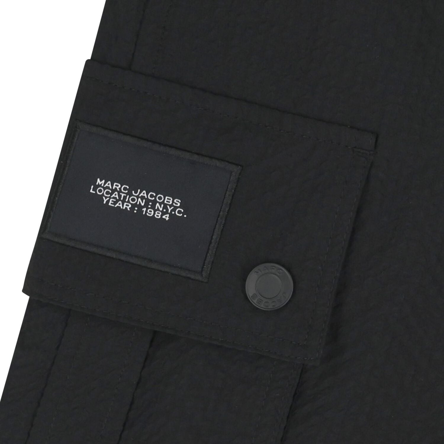 Boys Black Shorts, 1, hi-res