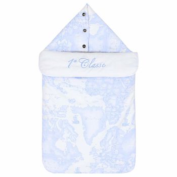 Blue Geo Map Baby Nest
