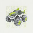 طقم شورت اولاد باللون الابيض والاخضر, 2, hi-res