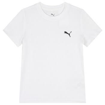 Boys White Logo T-Shirt