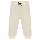 Younger Boys Blue & Beige Ikonik Karl Tracksuit, 1, hi-res