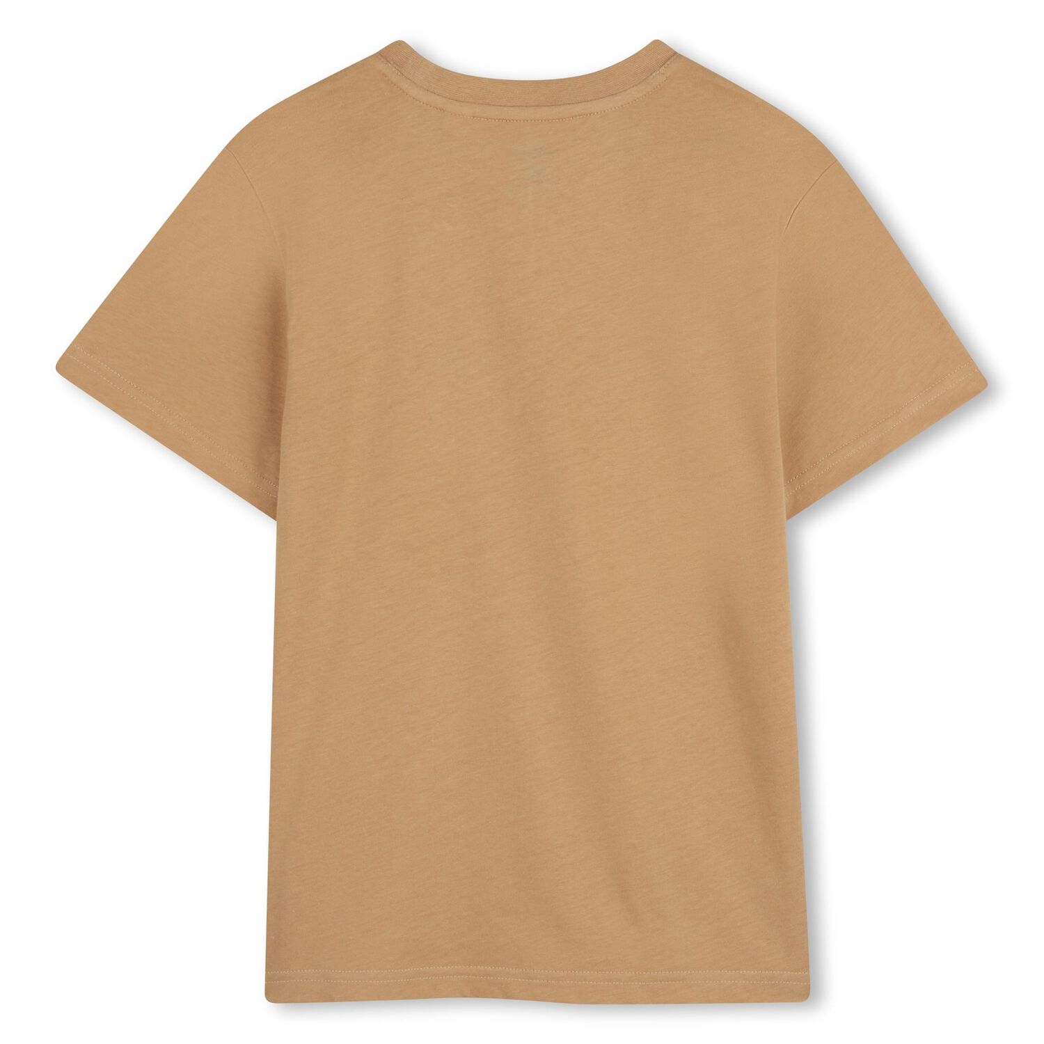 Boys Beige Logo T-Shirt, 2, hi-res