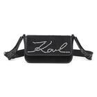 Girls Black Logo Handbag ( 17cm ), 1, hi-res