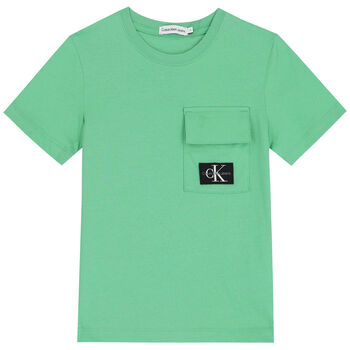Boys Green Logo T-Shirt