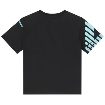 Boys Black Logo T-Shirt