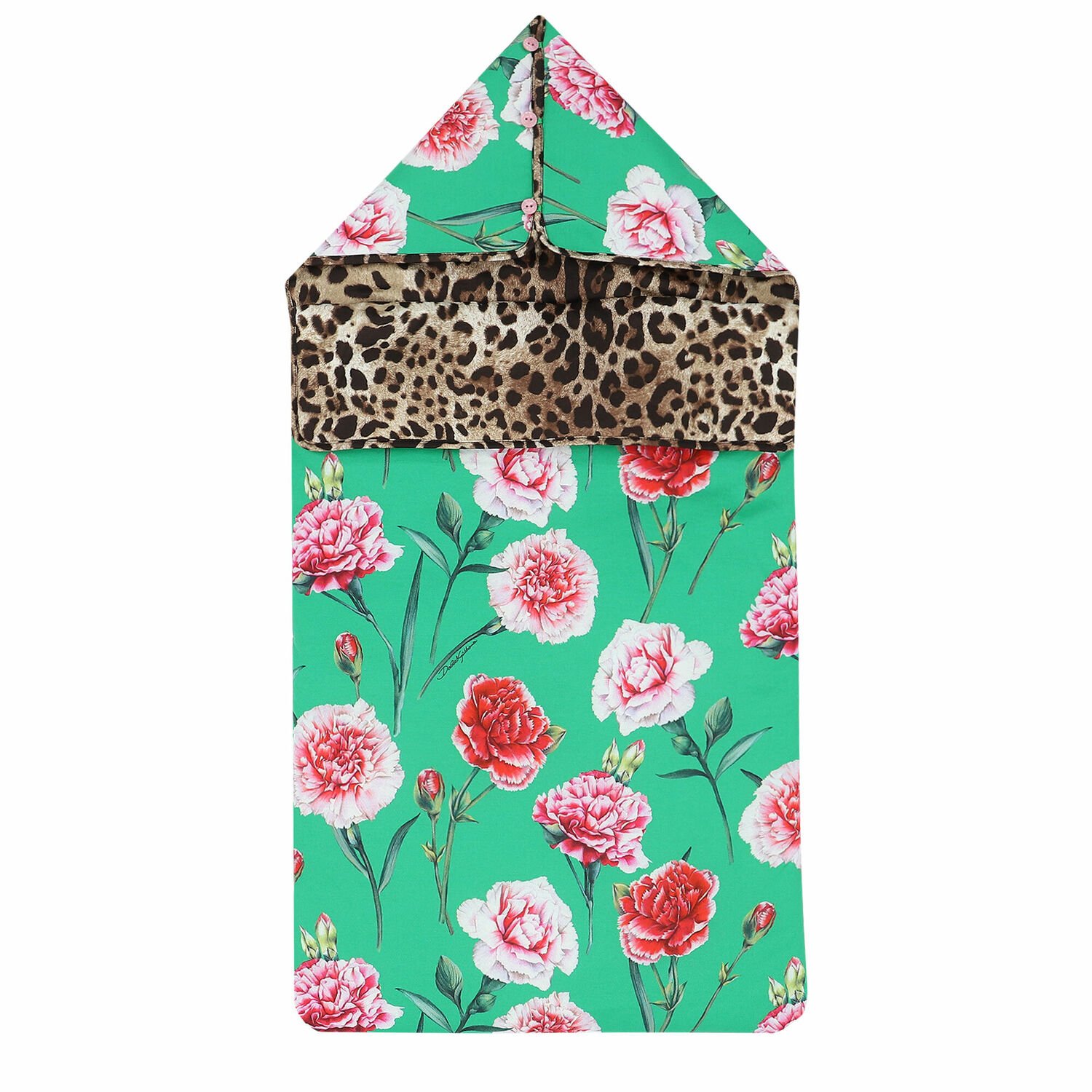 Baby Girls Green Carnation Nest, 1, hi-res