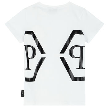 Boys White Logo T-Shirt