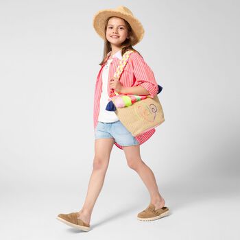 Girls White Logo Top