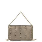 Girls Gold & Beige Studded Bag, 1, hi-res