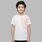 Boys White Logo T-Shirt, 4, hi-res