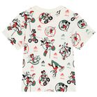 Ivory & Red Disney Logo Shorts Set, 1, hi-res