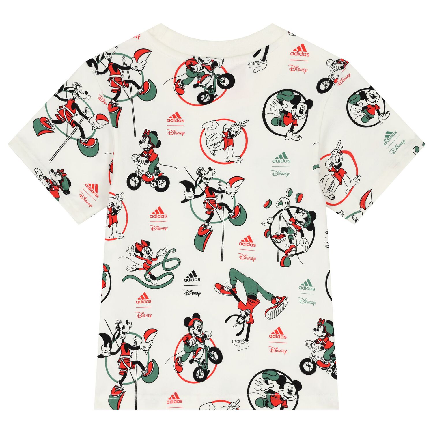 Ivory & Red Disney Logo Shorts Set, 1, hi-res image number null