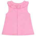 طقم شورت باللون الأبيض و الوردي للبنات (عبوة من قطعتين), 3, hi-res