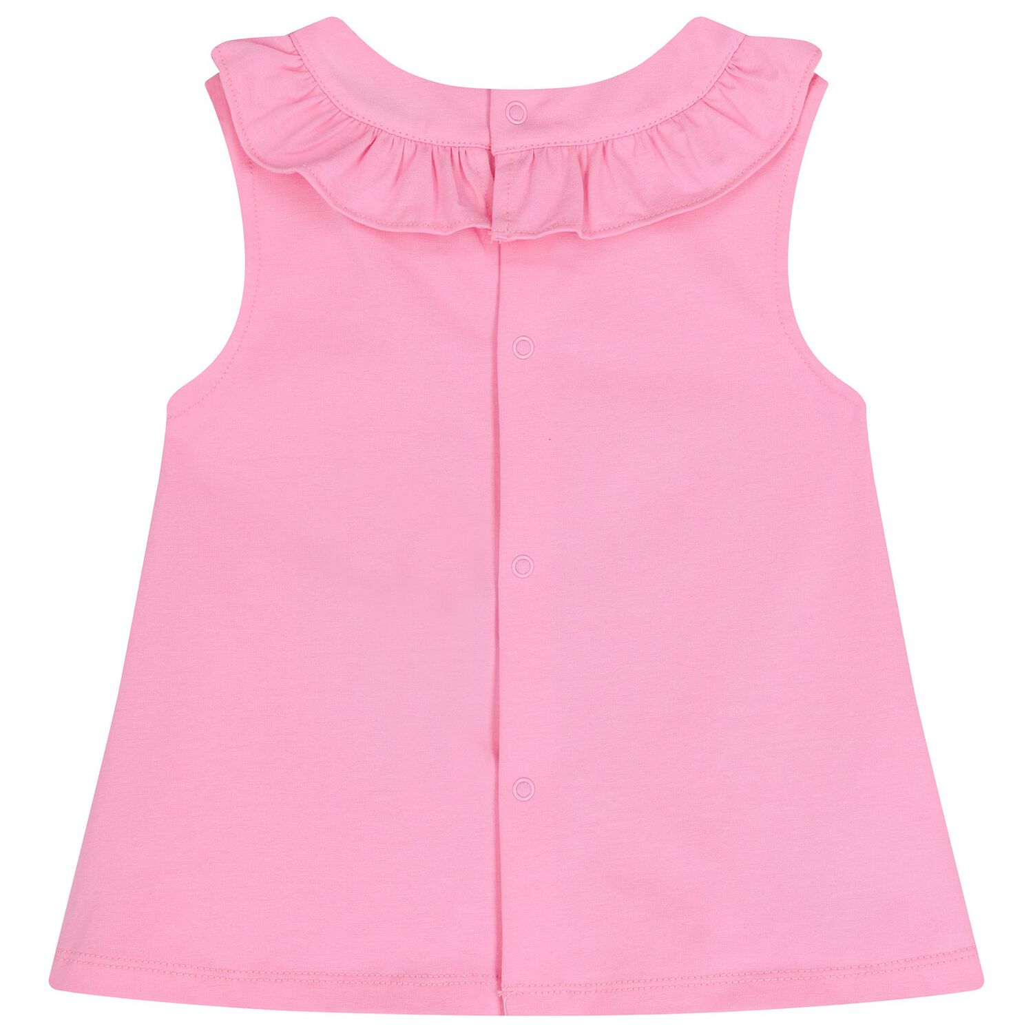 طقم شورت باللون الأبيض و الوردي للبنات (عبوة من قطعتين), 3, hi-res