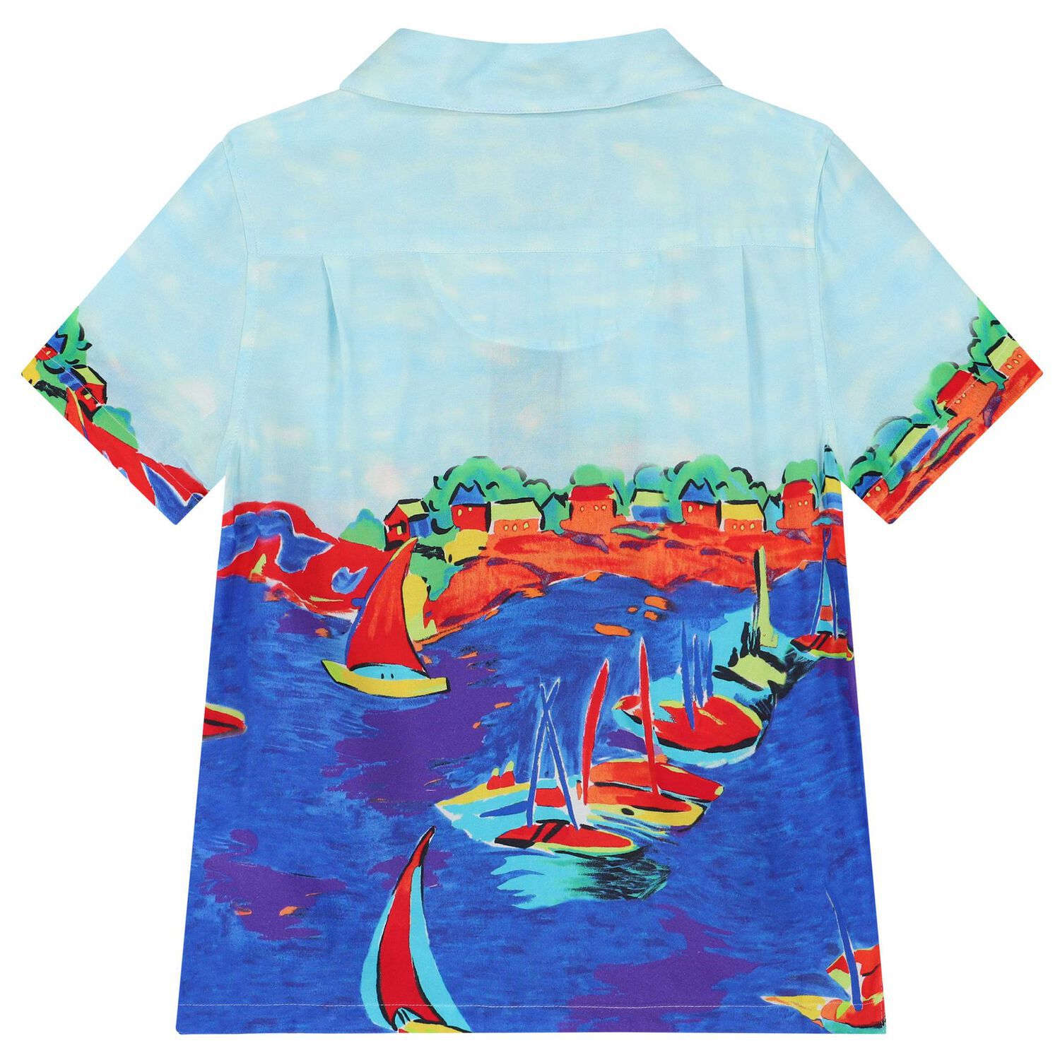 Boys Blue Logo Shirt, 1, hi-res image number null