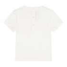 White Teddy Bear Logo Baby T-Shirt, 1, hi-res