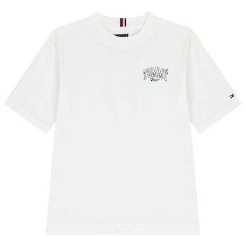 Boys White Logo T-Shirt